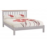 Diamond Grey Painted King Size Bed